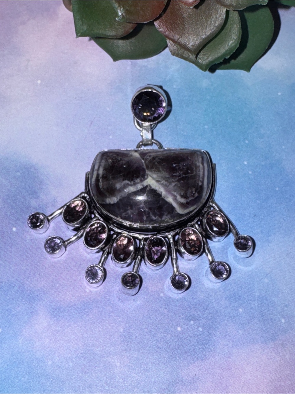 Silver Amethyst Pendant